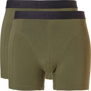 ten Cate bamboe shorts burnt olive 2 pack voor Heren - Maat S