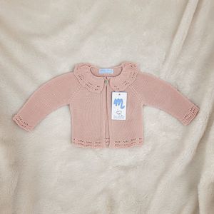 Mac Ilusion Gebreid Vestje Meisjes | 9272 | Oud Roze/Nimphea | 3 maand | maat 62