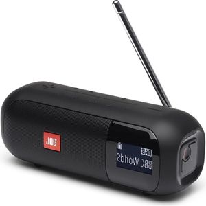 Draagbare radio Bluetooth luidspreker DAB FM zwart - 12 uur draadloze muziek