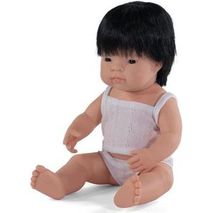Miniland Babypop Jongetje Met Vanillegeur 38 Cm Wit Pak