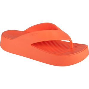 Crocs Gataway Platform Flip 209410-84F, Vrouwen, Oranje, Slippers, maat: 39/40