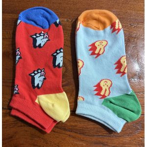 2 paar Happy socks, kinderen 4-6 jaar
