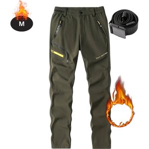 Livano Skibroek - Skipak - Snowboard Broek - Winterbroek - Sneeuwbroek - Heren - Wintersport - Leger Groen - Maat XXS