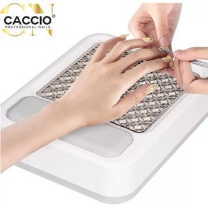Nagelstofafzuiger - Afstofzuiger - 108Watt Nail Dust Collector - Stofzuiger Voor Nail Salon - Nagels - Acrylnagels - Nepnagels - Gelnagels - Elektrische nagelstofzuiger - Tafelafzuiging - Witte kleur met filter - Manicure/Pedicure Handen en Voeten
