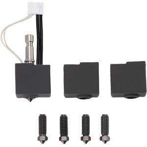 Hardened Steel Mouthpiece Extruder Hotend Kit 0.2Mm 0.4Mm 0.6Mm 0.8Mm Sprayers met 2 Silicone Sleeves voor Kobra S1 - Kobra S1 Combo 3D Printer - 3D-print accessoires