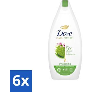Dove - Douchegel - Awakening - Matcha & Groene thee - Verfrissend - 400 ml - Voordeelverpakking - 6 stuks