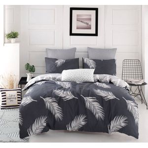 Asir Ranforce Dubbele Dekbedovertrekset - Benzine Blauw