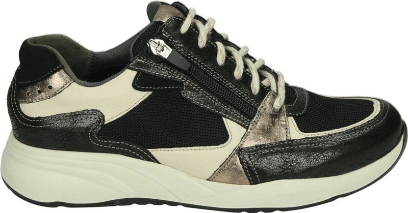 Durea - 6295 - Sneakers - Beige - Wijdte K - Leer