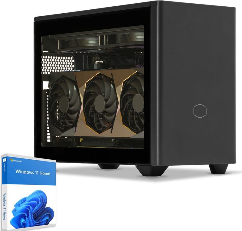 Sedatech Mini-PC Werkstation - Waterkoeling - Intel i7-12700KF 12x 3.6GHz - Geforce RTX5070 - 32Gb DDR5 - 2Tb SSD M.2 - Windows 11