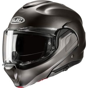 HJC F100 Solid Semi Flat Titanium Systeemhelm - Maat M - Helm