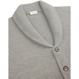 Profuomo - Wollen Cardigan - Sjaalkraag - Wolmix - Recht Model