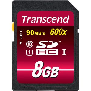Transcend 8GB SDHC UHS-I 600x (Ultimate)