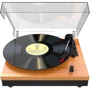 Platenspeler Bluetooth - Retro - Ingebouwde Speakers - Draadloos - Geschikt Voor Alle Platen