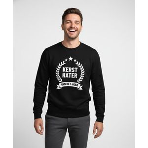 Kerst Hater | Sweater - Zwart - S
