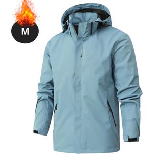 Livano Windjas Voor Heren - Parka - Lente & Herfst - Jas - Volwassen - Windjack - Windbreaker - Outdoor - Hemelblauw - Maat S