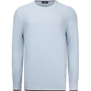 Jimmy Sanders Trui - Sweater - 100% Katoen - Ronde Hals Heren Babyblauw - Xl