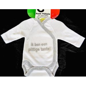 Petit Villain Baby Rompertje ""ik ben een pittige tante!