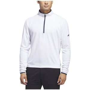 Adidas Core Lightweight Sweatshirt Met Halve Rits Wit S Man