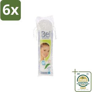 Hartmann Bel - Wattenpads Premium Klein Rond - 75 stuks per verpakking - Voordeelverpakking - 6 stuks - Make-up remover - Gezichtsreiniger
