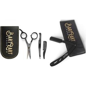 Professionele scheerset voor baardverzorging met schaar en pincet - Perfect voor het scheren en vormen van je baard