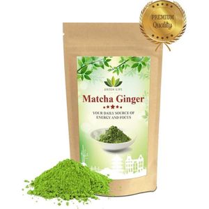 Japanse Matcha Thee Ginger - 50 gram - Verhoog uw weerstand met Matcha Ginger