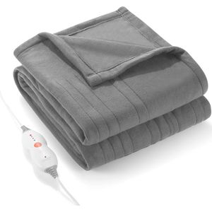 Elektrische Deken met 4 Warmtestanden en Automatische Uitschakeling - Comfortabele en Machinewasbare Warmte