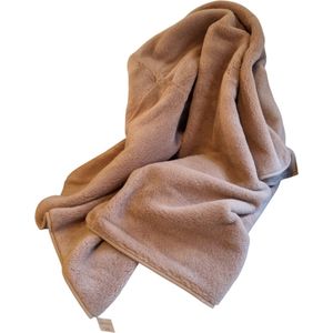 SPECIALE AANBIEDING Luxe deken - 100% natuurlijke wol van Merinosschapen uit Australië 160x200 cm - kleur camel-bruin - Wollen Dekbed in 100% zuivere Australische Merino scheerwol Woolmark-certificaat