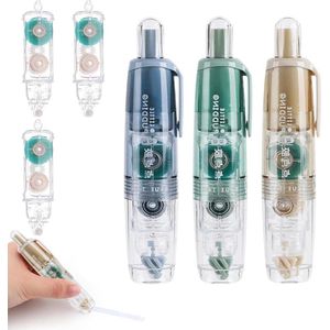 Lijmtape Transparante Tape Pen Scrapbooking Zelfklevende Roller Runner Dubbelzijdige Dispenser voor Ambachten & Kunst Foto Album - 6 Stuks