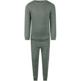 Koko Noko - Pyjama - Wafel - Donkergroen - Bio Cotton - Maat 86/92