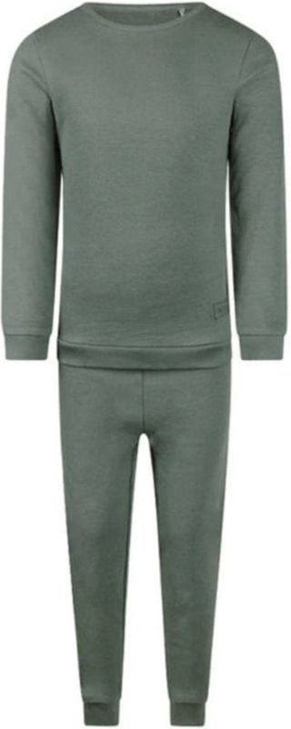 Koko Noko - Pyjama - Wafel - Donkergroen - Bio Cotton - Maat 86/92