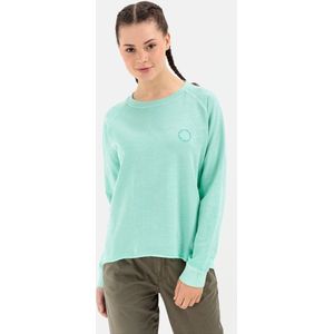 camel active Sweater gemaakt van katoen - Maat womenswear-S - Groen