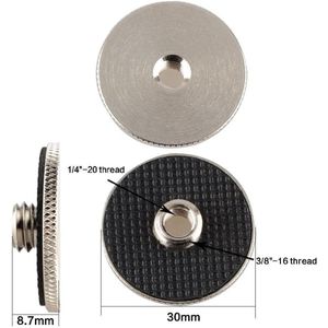 Vrouwelijk naar Mannelijk 1/4 ""naar 3/8"" Adapter voor Camera Statief en Quick-Release Plaat
