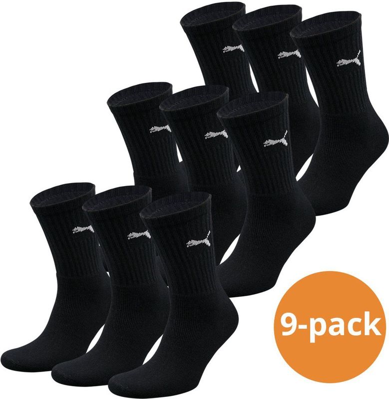 Puma - Sportsokken - Zwart - 9-pack