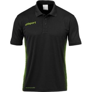 Uhlsport Score Polo Shirt Zwart-Fluo Groen Maat S