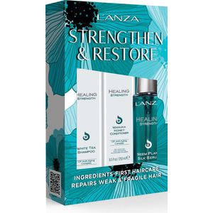 L'Anza - Healing Strength - Trio Set - Shampoo 300ml - Conditioner 250ml - Serum 100ml