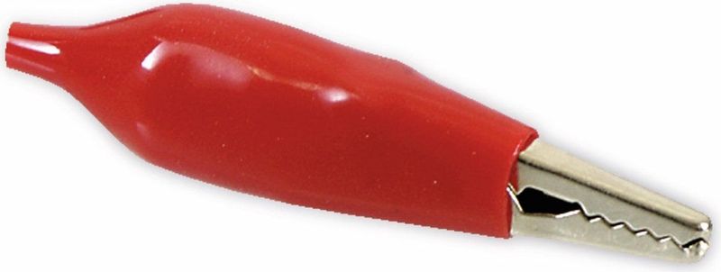 Krokodillenklem - Rood - 32,5 mm - Kabelklem
