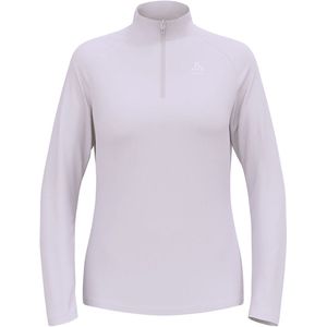 Odlo Rigi Fleece Met Halve Rits Wit,Paars S Vrouw