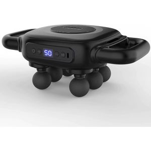 TRESTO - Massage Apparaat - 6 Koppen - Verlicht Spierpijn - Voorkomt Kramp - Massage Gun - Massage Gun Professioneel - Elektrisch Nek en Rug Massage Apparaat - Massage - Profesioneel