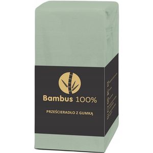 Fiki Miki Bamboehoeslaken met elastiek 75x75 cm Groen