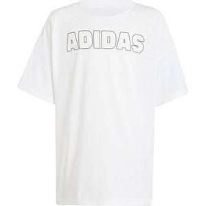 Adidas - Loose T-shirt - Korte Mouwen - Zwart - Aeroready - Kids