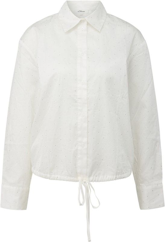 Blouse - Elegant - Relaxed Fit - Glittersteentjes