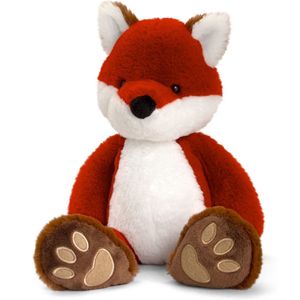 Keel Toys Knuffel - Vos - rood - dieren knuffels - pluche - 25 cm