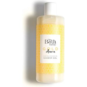 THE BATH FACTORY Gold Aura Hydraterende en Voedende Mystieke Geurende Douchegel, Anti-Acne en Helpt Tegen Vlekken, Voor Alle Huidtypes - 400 ml