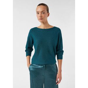 comma - Gebreide Trui - Glitter - Vleermuismouwen - Boothals