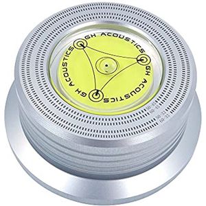 Bubble Level Speed Detection Turntable LP Vinyl Stabilizer Clamp