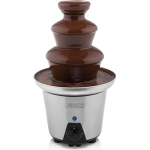 Princess 292998 Chocoladefontein XL – Chocolade fondue - 3 Lagen – Warmhoudfunctie - 90W - Extra groot