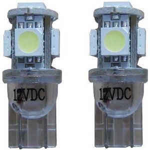 Canbus LED 5 SMD Binnenverlichting W5W oranje