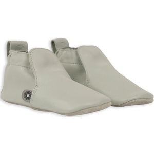 Lodger - Babyslofjes leer - groen - maat 18 - Zachte zool - 11.5 cm