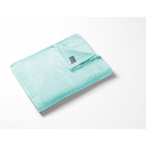 Linnick Flanel Fleece Deken Croco - soft green - 140x200cm - Plaid