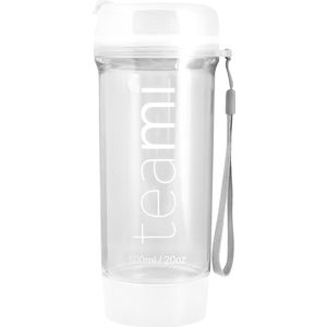 Teami Thee Tumbler 600ml - Theebeker - Stijlvolle en functionele drinkbeker - Voor onderweg - Wit